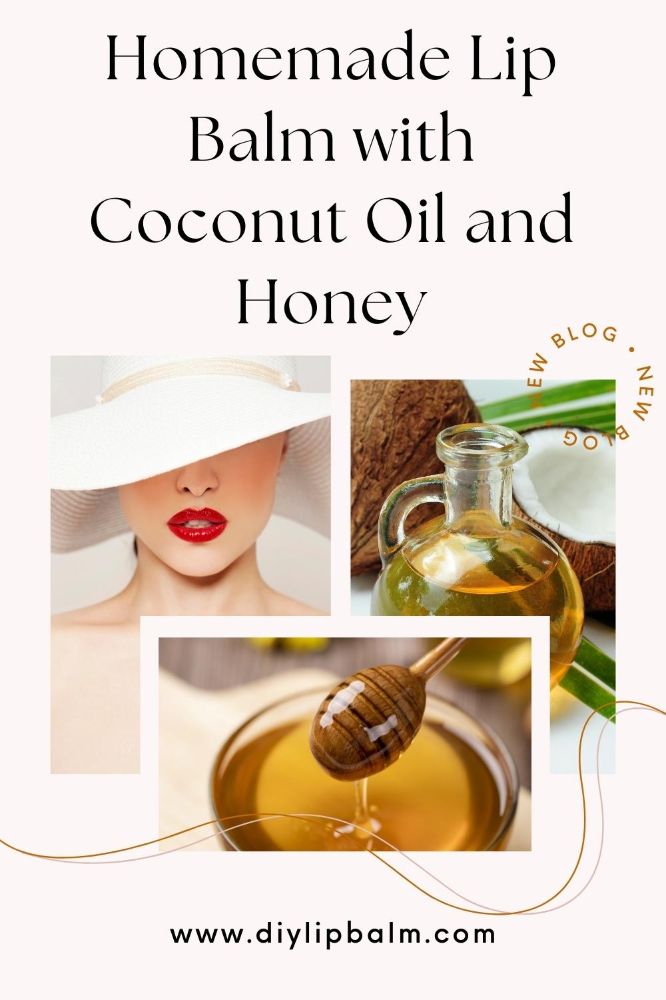 Homemade Lip Balm with Coconut Oil and Honey DIY Lip Balm